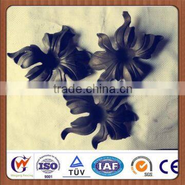 Hanging metal flower garden stakes
