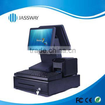 12.1 inch Dual Screen All in One Touch POS System for Suppermarket