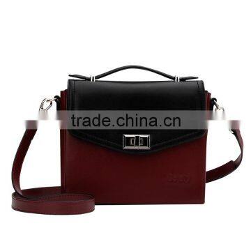 genuine leather women latest college girls shoulder bags