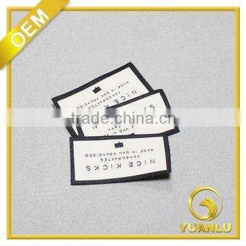 Satin Woven Label Damask Woven Clothing Labels photo-3