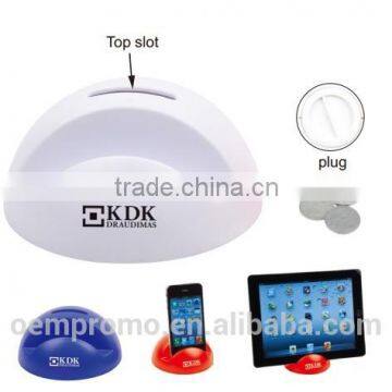 Phone holder with Coin Bank