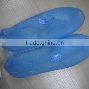 Blue PVC Beach Water Walking Shoes for Water