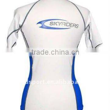 manufacturer best seller UV lycra rash guard for advertising