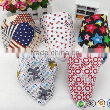 Baby Bibs Bandana with String Triangle Cotton Design Cheap and Good
