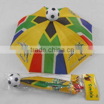 football fan umbrella hat