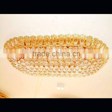 Golden Elliptical ceiling fixtures