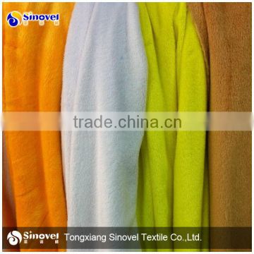 100% Polyester super soft micro velboa fabric/velvet fabric