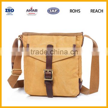 original design new arrival men vintage canvas messenger bag high quality fashion crossbody bag