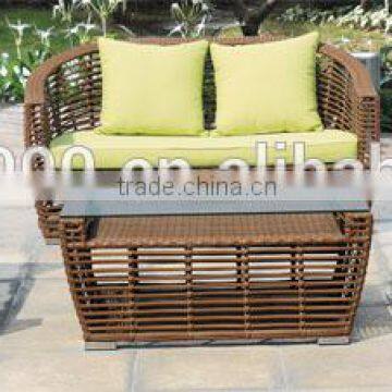 Alu. PE Wicker Sofa Set