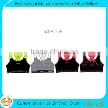 ODM Silk screen printing wholesale sports bra women