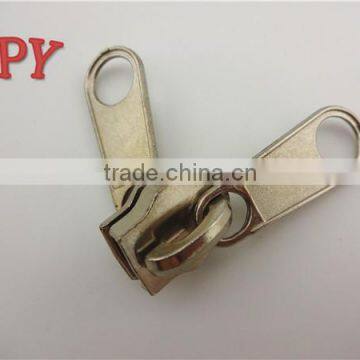 8# metal zipper slider with double puller