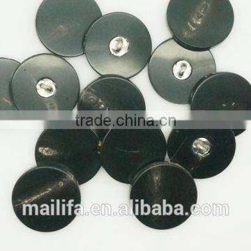 Real Round Natural Bufflao Horn Combined Button With Metal Shank for Suit, Sweater, Jacket photo-2