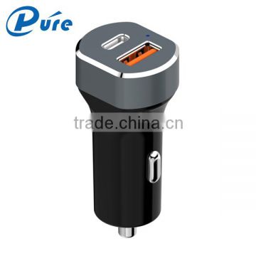 3.1A/2.4A Quick Charging Car Charger 2A Travel Car Charger for Travel in-Car Use QC 2.0 Dual USB Car Charger