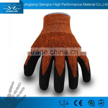 QL 13G Nylon Palm Sandy latex coated garden gloves