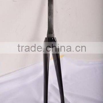 Full Carbon Fiber 700C Tapered Road Fork UD Weave Steer Tube 1-1/2" photo-4