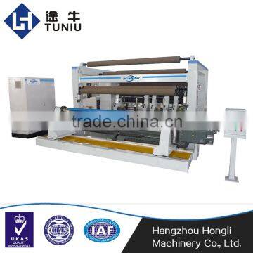 Textile finishing machines label slitter rewinder machine