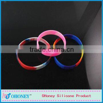 Multi-color bulk cheap silicone wristbands