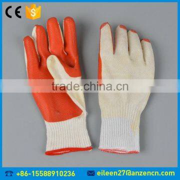 Safety Working High Wear Resistance Rubber Coated Cotton Glove For Industrial