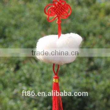 Cheap Fake Fur Animal Design Sheep Keychain Factory