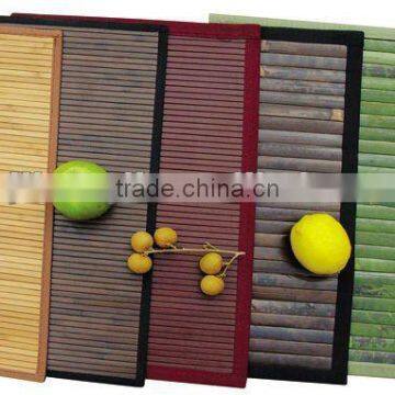 Eco-friendly Same Color Bamboo Placemat