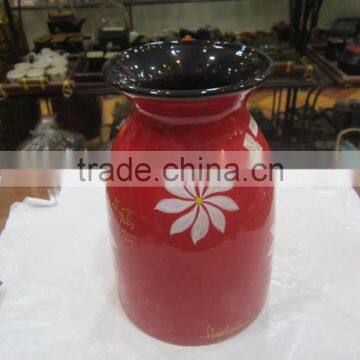 Hanoi Ceramic & Porcelain Vases, High Quality Ceramic Vase In Red Color