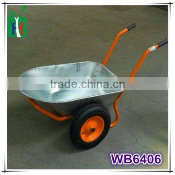 Various types of wheel barrow,Double wheel barrow WB6406