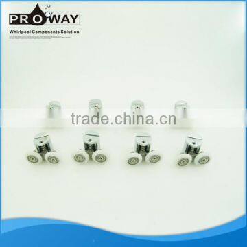 Shower Sliding Door Ball Bearing Hanging Door Roller Stainless Steel Shower Bearing Pulley