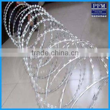 razor barbed wire mesh fence/razor blade barbed wire