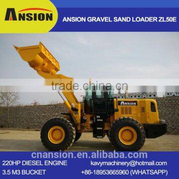 Direct manufacturer ZL50 5tons capacity front end wheel loader for sale