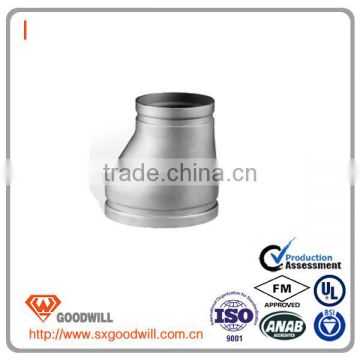 Stainless Steel Grooved Con. Reducer