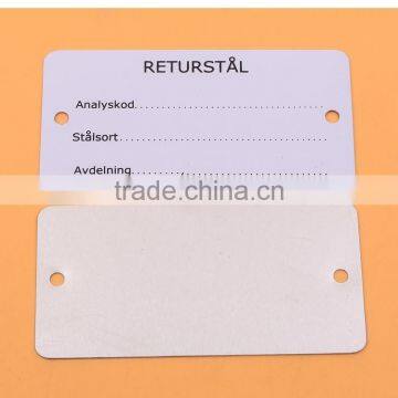 self adhesive aluminium labels for furniture