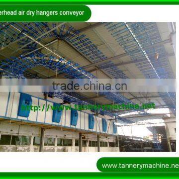 air dry in-line Drying tunnel for overhead chain conveyor