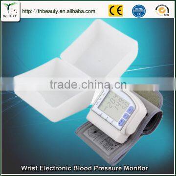 2017 Digital Wrist Blood Pressure Monitor Arm Meter Pulse Heart Beat Meter LCD Automatic sphygmomanometer