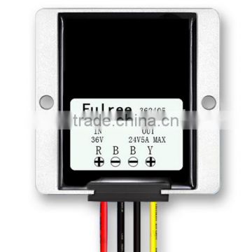 WaterProof DC36v to DC24V Buck Converter,5A