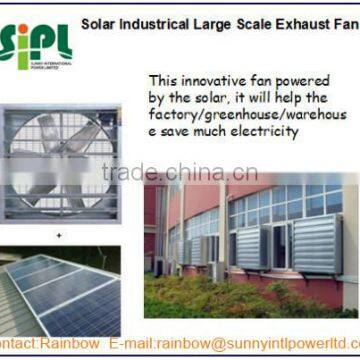 Vent Tool 2016 New Products! Solar Panel Industrial Wall Mounted Exhaust Fan Ventilation Fan photo-4