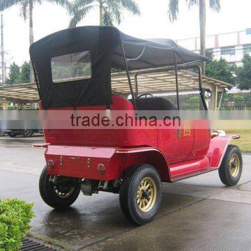 Graceful Antique 48V Golf Course Electric Passenger Vintage Car With Door photo-5