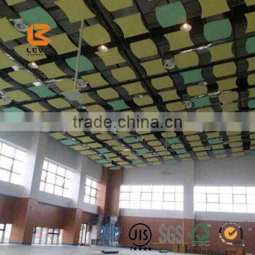 Golden Supplier Sound Absorbing Fiberglass Ceiling Panel Fiberglass Absorbing Ceiling Tiles For Wholesale photo-5