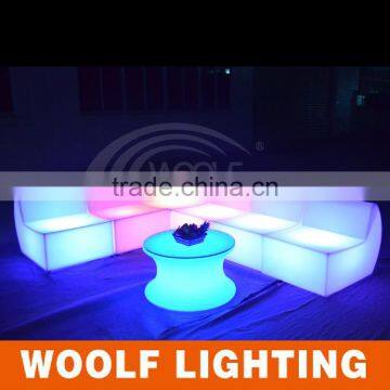 Modern Bar Plastic Illuminated LED Sofa Corner photo-3
