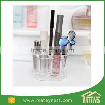 Acrylic Flower Cosmetic and Makeup Brush Holder photo-3