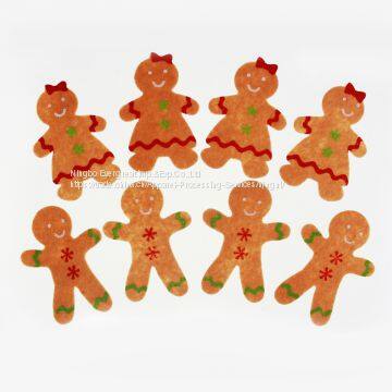 Gingerbread man felt sticker