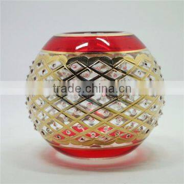 Mercury Round Glass Tealight Candle Holder Made in China photo-4
