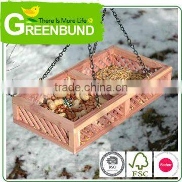 Polyresin Bird House Antique Wooden Flat Pack Wild Bird Care