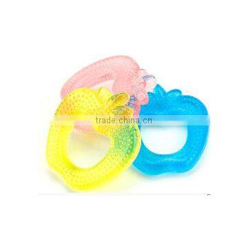 Non-toxic High Quality Bpa Free Apple Shape Silocone Baby Teether photo-2