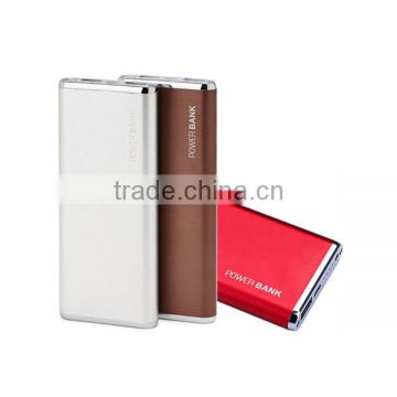 Ultra slim design Portable Power Bank/high Capacity Metal Power Bank 5200mAh/Mobile Charger