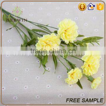 colorful carnation artificial flowers long stem