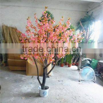 Fire Proof Artificial Mini Peach Blossom Tree Potted Plant for Festival Decoration Factory Direct LGH15-04 photo-2