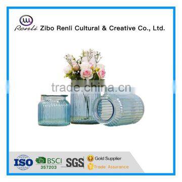 Elegant Cylinder Colored Tall Glass Vase for Wedding Decoration photo-2