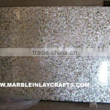 Kitchen Wall Mother Of Pearl Slab