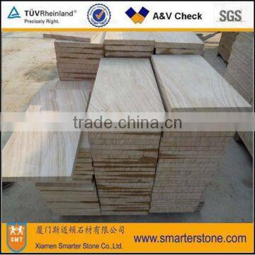 Yellow wooden grain sandstone