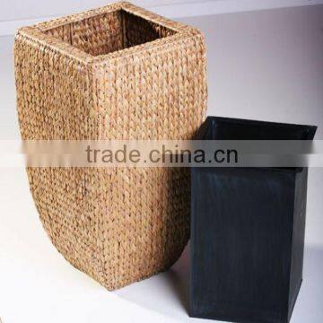 Outdoor Garden Wicker Flowerpot